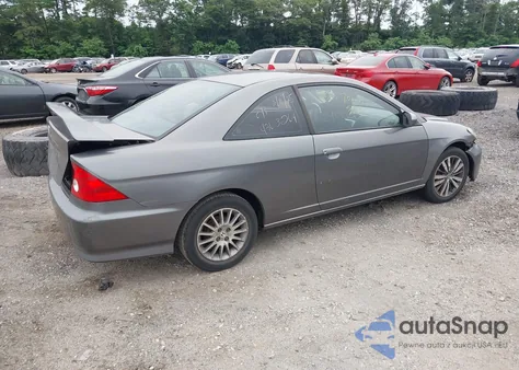 2005 Honda Civic Ex из США, поврежденный, VIN 1HGEM21955L064027